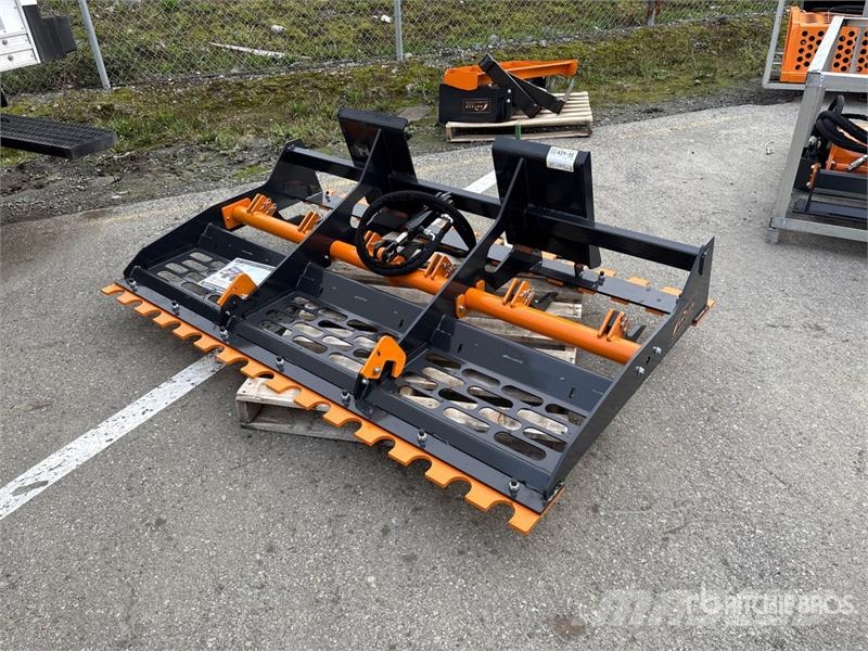 Arteer HLP-78W 78 in Hydraulic Skid Steer Landplane (Unus Schwere Eggen
