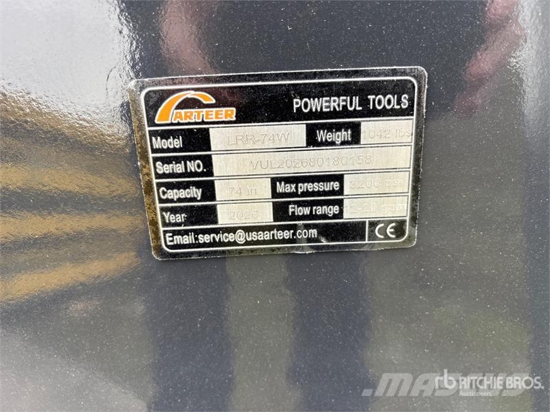 Arteer LRR-74W 74 in Skid Steer Landscape Rake (Unused) Грабли-ворошилки