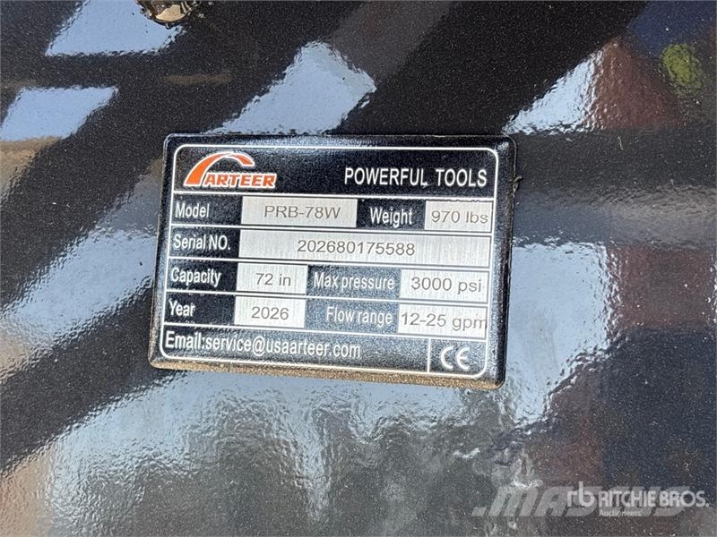 Arteer PRB-78W 78 in Rake Skid Steer Bucket (Unused) Bakken