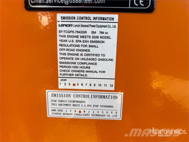 Arteer QB-480 Mini Compact Track Loader (Unused) لوادر انزلاقية التوجيه