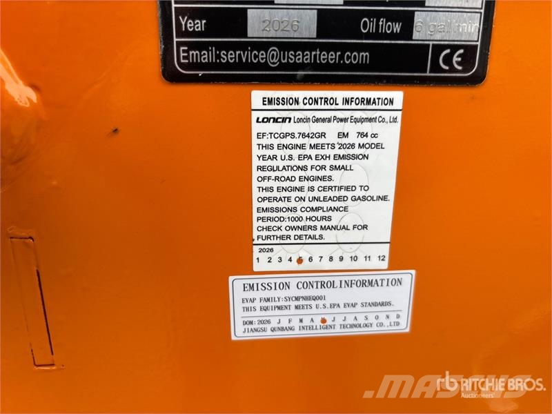 Arteer QB-480 Mini Compact Track Loader (Unused) Mini Pale Gommate