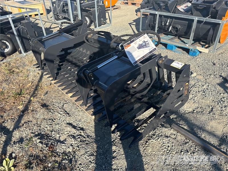 Arteer RGB-84W 84 in Rock Grapple Bucket Skid Steer Grapp Pinzas