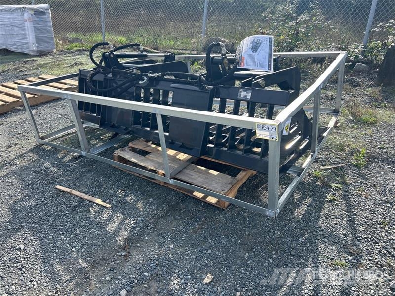 Arteer RGB-84W 84 in Rock Skid Steer Grapple Bucket (Unus Greifer