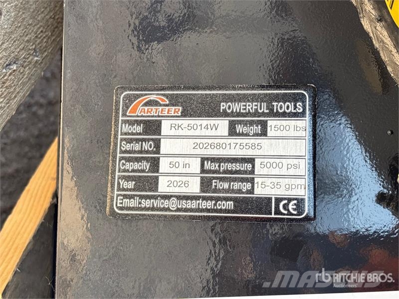 Arteer RK-5014W 50 in Skid Steer Mulcher (Unused) Metsamultšerid