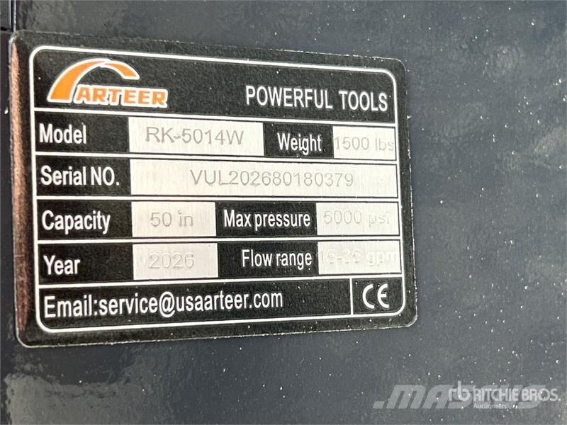 Arteer RK-5014W 50 in Skid Steer Mulcher (Unused) Trituradoras forestales