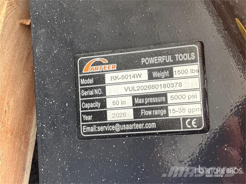 Arteer RK-5014W 50 in 50 In Skid Steer Mulcher (Unused) Gozdarski mulčerji