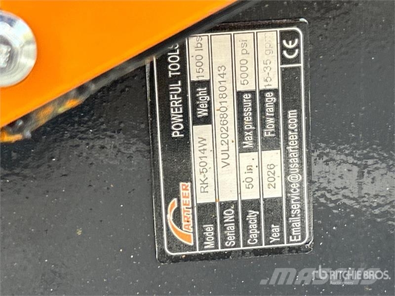 Arteer RK-5014W 50 in Skid Steer Mulcher (Unused) Trituradoras florestais