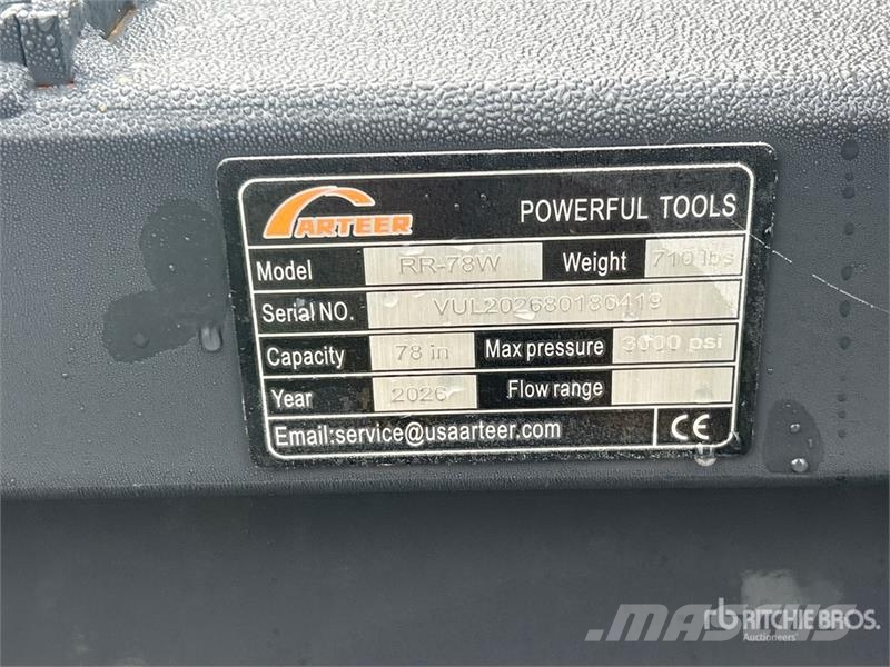 Arteer RR-78W 78 in Skid Steer Root Rake (Unused) مكابس وميبسات التبن