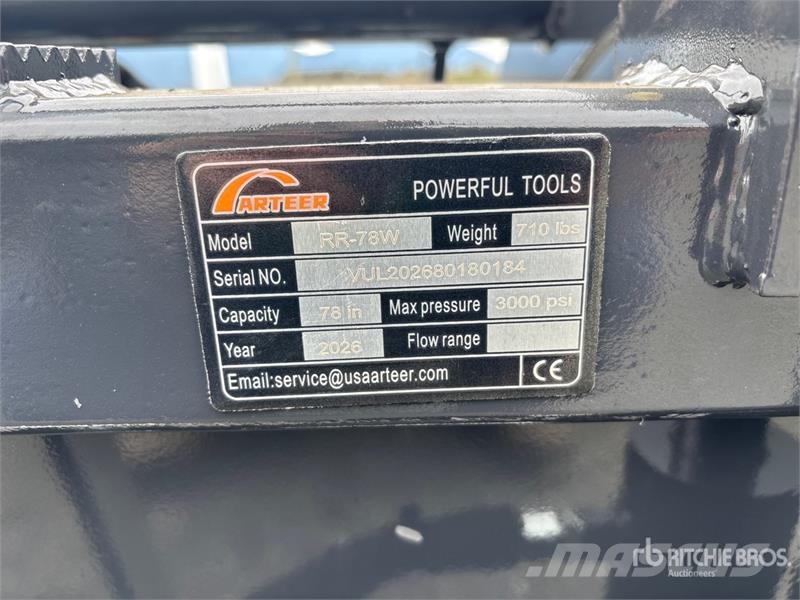 Arteer RR-78W 78 In Skid Steer Root Rake (Unused) Pöyhimet ja haravat