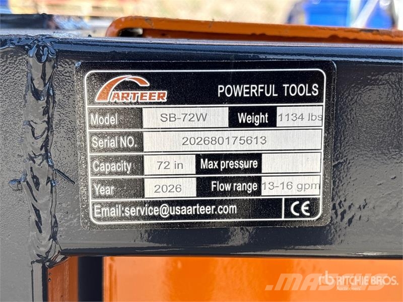 Arteer SB-72W 72 in Skid Steer Screening Bucket (Unused) Screening buckets