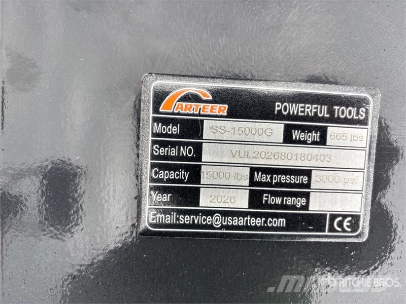 Arteer SS-15000G 44 in 15000 lb Skid Steer Logging Winch Drugi deli