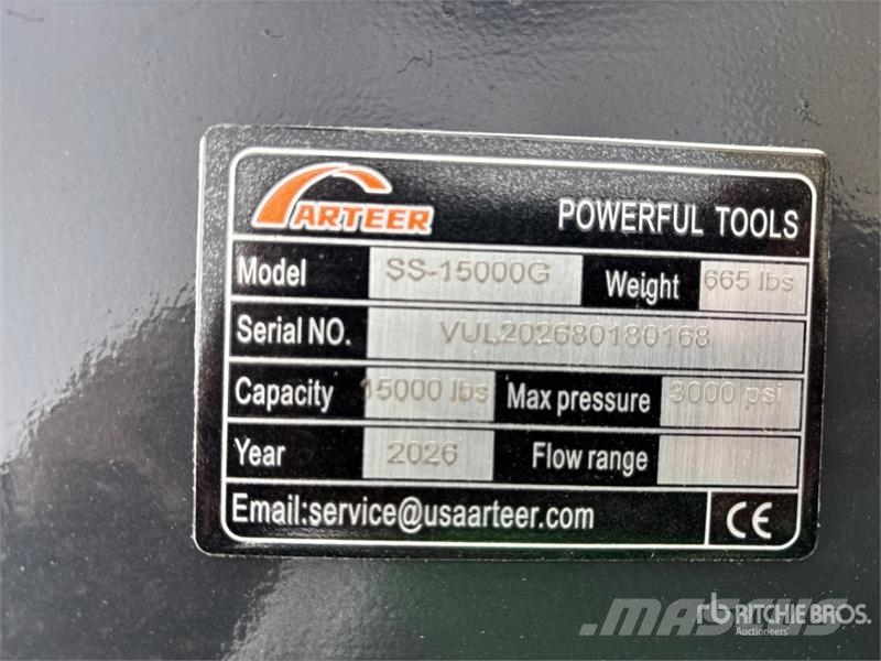 Arteer SS-15000G 45 in 15000 lbs loggIng winch - Fits Ski Drugi deli