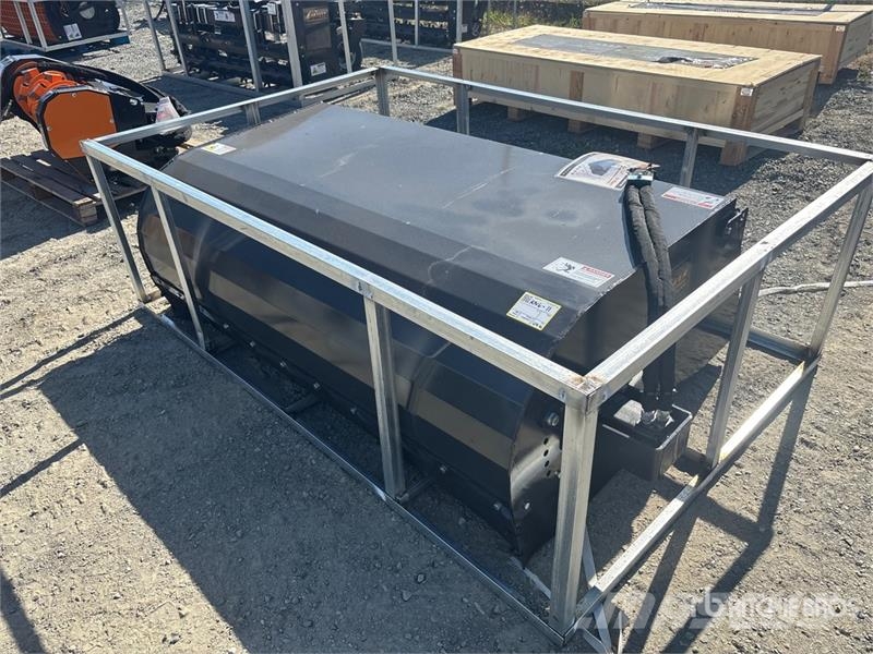 Arteer SS-72W 72 in Skid Steer Sweeper (Unused) Birstes