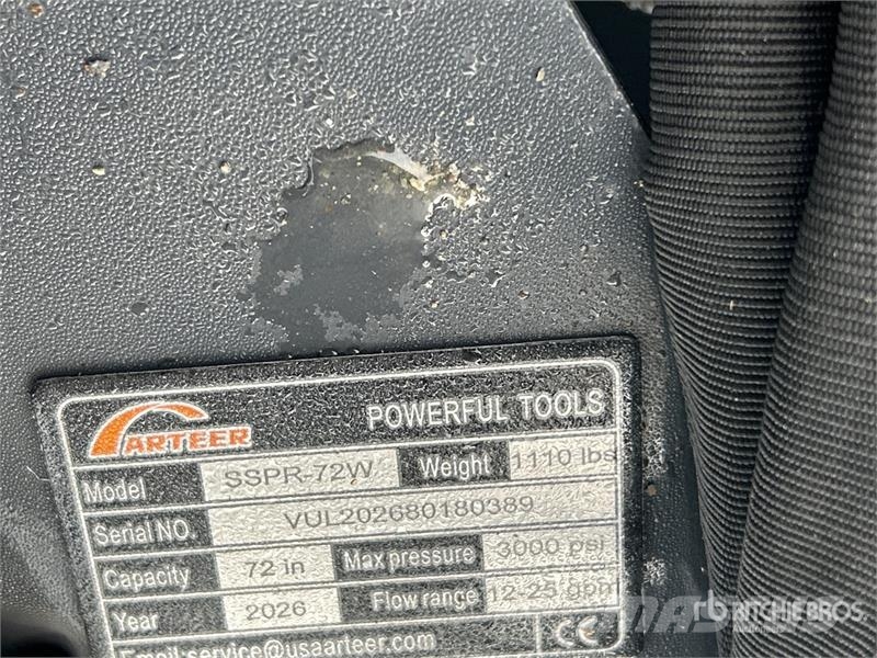 Arteer SSPR-72W 72 in Skid Steer Power Rake (Unused) Ranghinatori