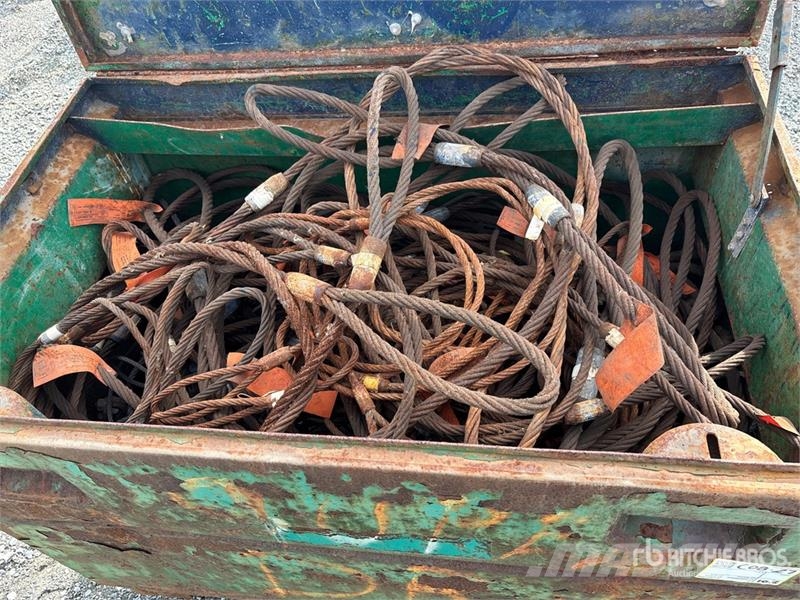 Assorted 5/8 in to 3/4 in Wire Rope Lifting Sling Kran-Teile und Zubehör