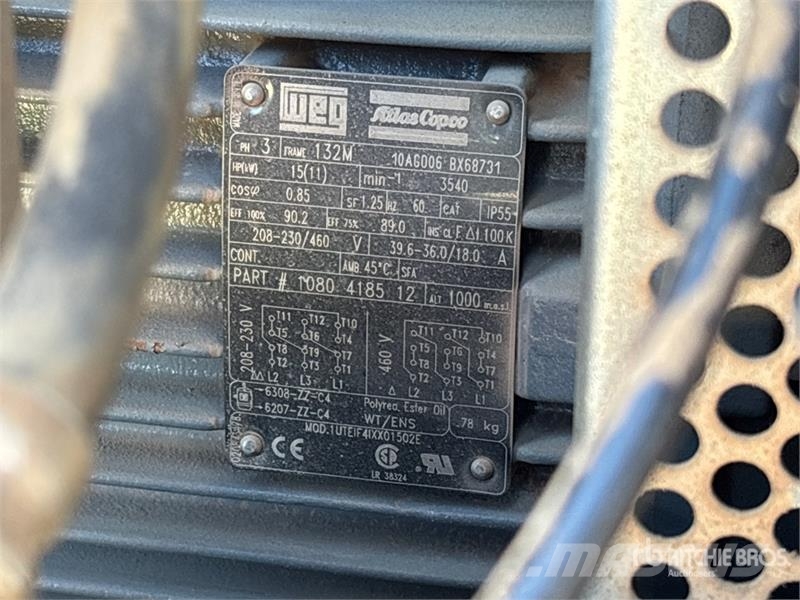 Atlas Copco GX11 51.7 cfm Electric Air Compressor Kompresori