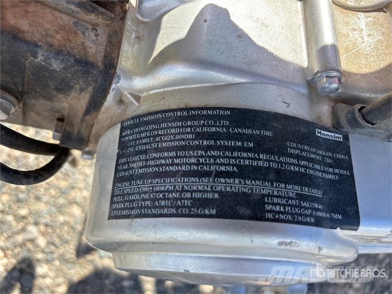 Baja 70 72 cc Motocross Bike Veículos todo-terreno