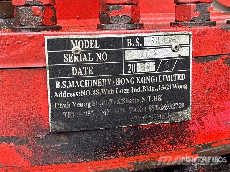 Bo Shang Machinery BS3806B om Kranų dalys ir įranga