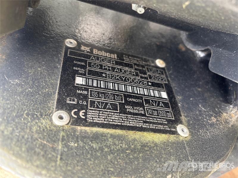 Bobcat 50PH Auger Attachment Puurid
