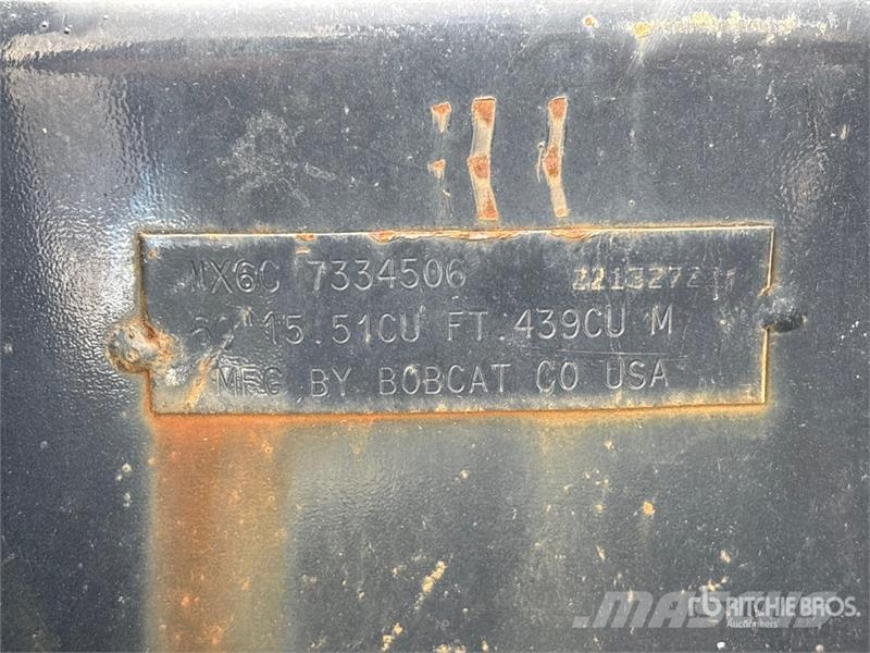 Bobcat 60 in 439 m3 Cleanup Excavator Bucket Bakken