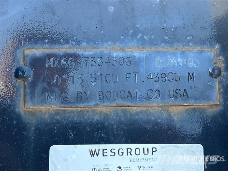 Bobcat 60 in Cleanup Excavator Bucket (Unused) Kanalak