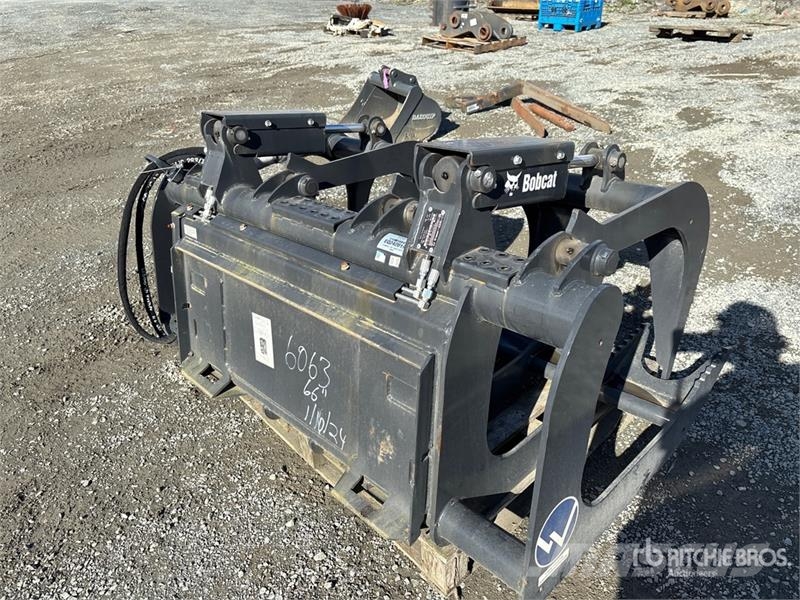 Bobcat 66 in Root Skid Steer Grapple Polipler