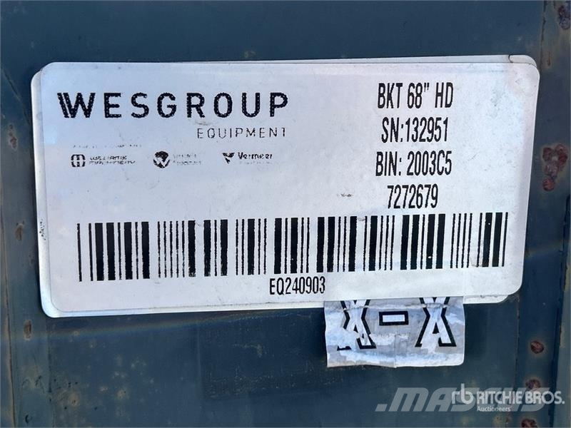 Bobcat 68 in General Purpose Skid Steer Bucket (Unused) Buckets