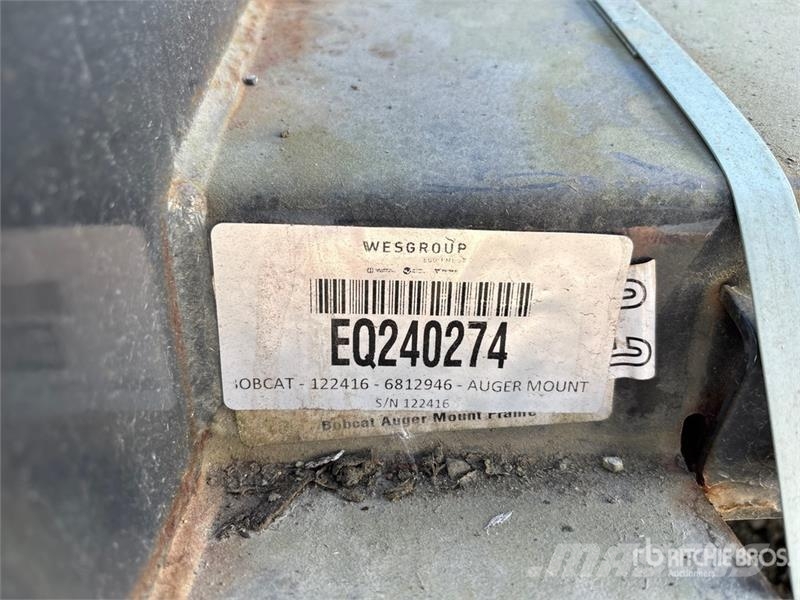 Bobcat Auger Mounting Plate Övriga