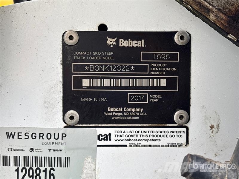 Bobcat T595 Skid steer loaders