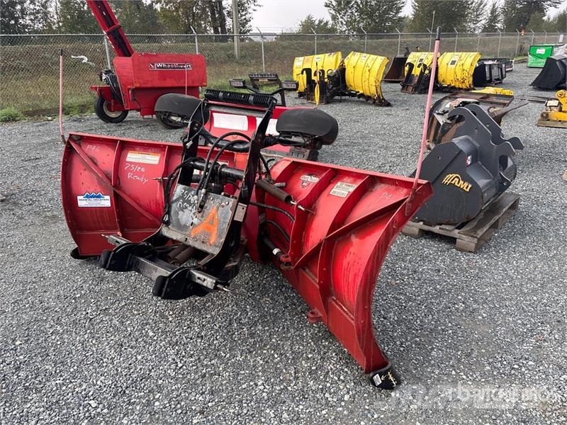 Boss Power-VXT 9 ft 2 in Power-V Snow Plow - Fits Truck Snow blades and plows