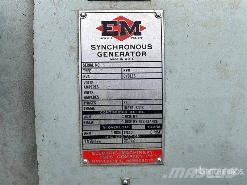 BRKT 40 kW Skid-Mounted Generator Set Dīzeļģeneratori