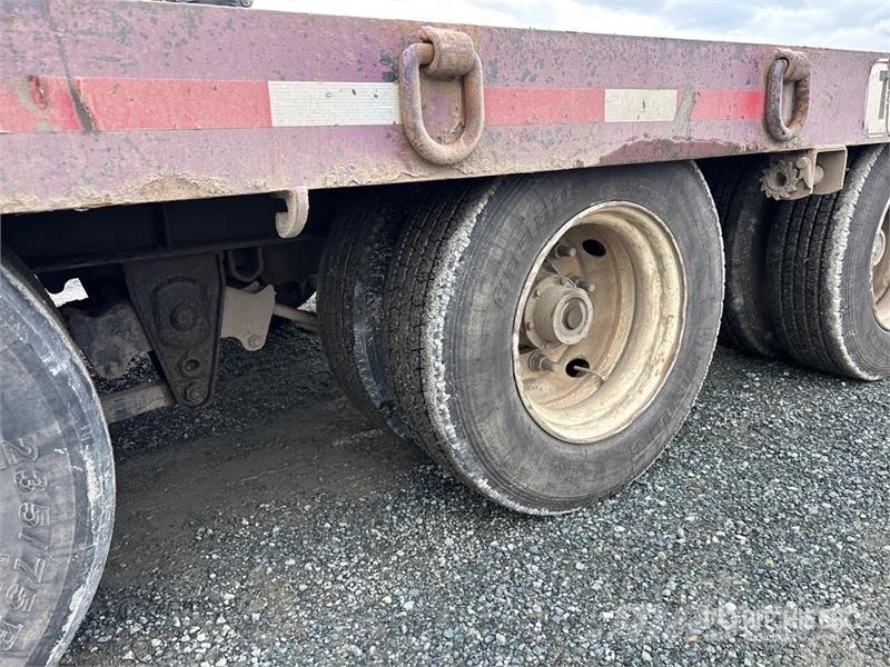 BWS 25 ft Tri/A Equipment Trailer Biltransporter henger