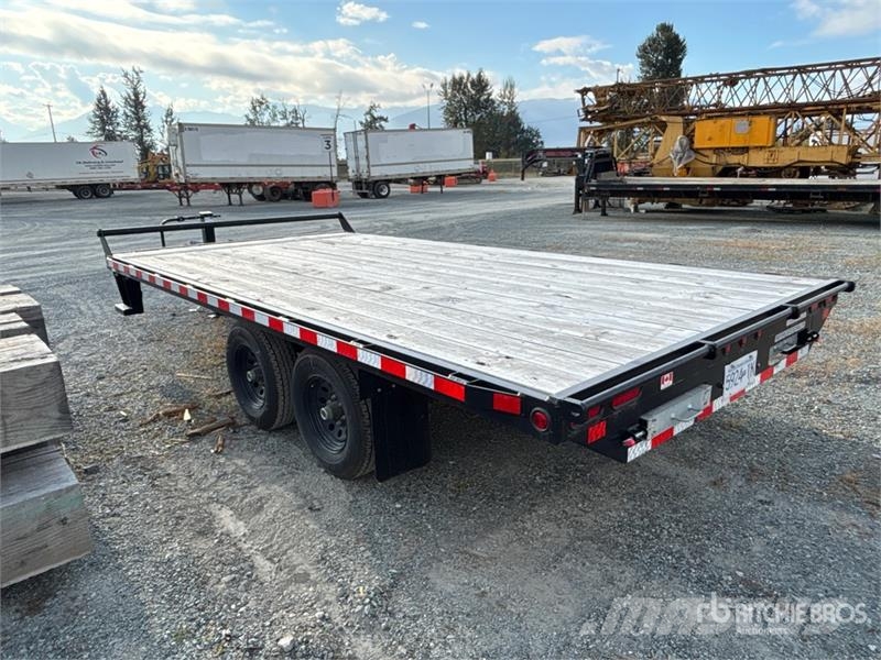 Canada Trailers Manufacturing 16 ft T/A Equipment Trailer Biltransporter henger