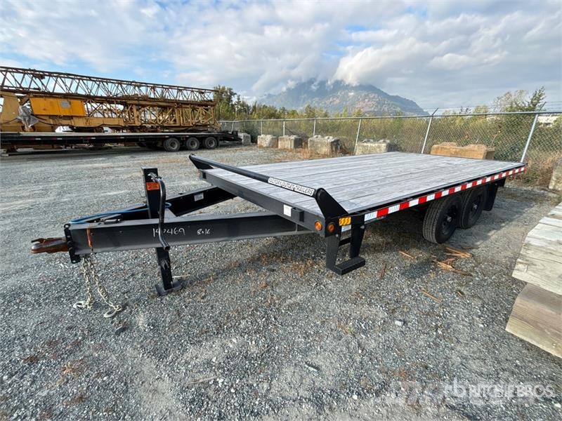 Canada Trailers Manufacturing 16 ft T/A Equipment Trailer Biltransporter henger