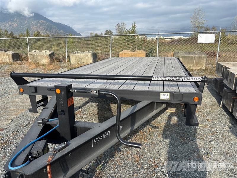 Canada Trailers Manufacturing 16 ft T/A Equipment Trailer Biltransporter henger