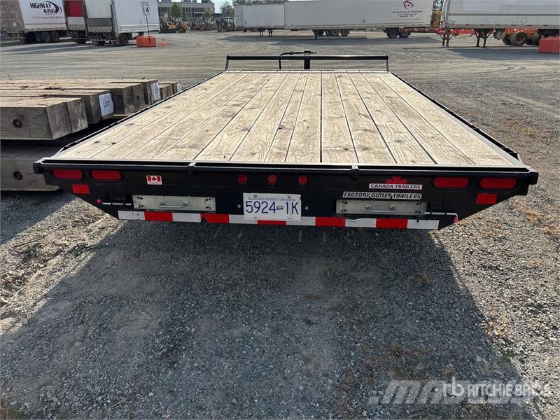 Canada Trailers Manufacturing 16 ft T/A Equipment Trailer Biltransporter henger