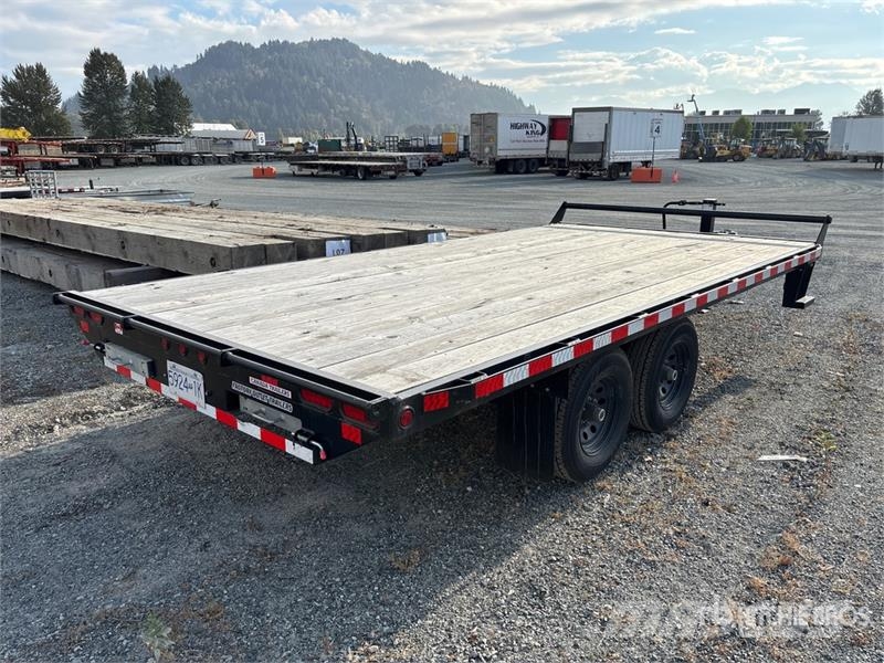 Canada Trailers Manufacturing 16 ft T/A Equipment Trailer Biltransporter henger