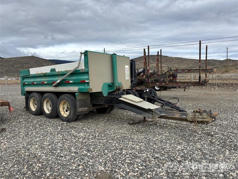 Cancade 17 ft Tri/A Pup Dump Trailer Damperli römorklari