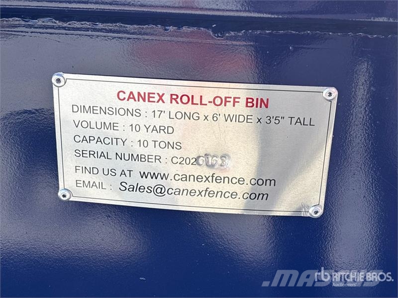 Canex 17 ft 10 cyd Roll-Off Container (Unused) Posebni kontejnerji