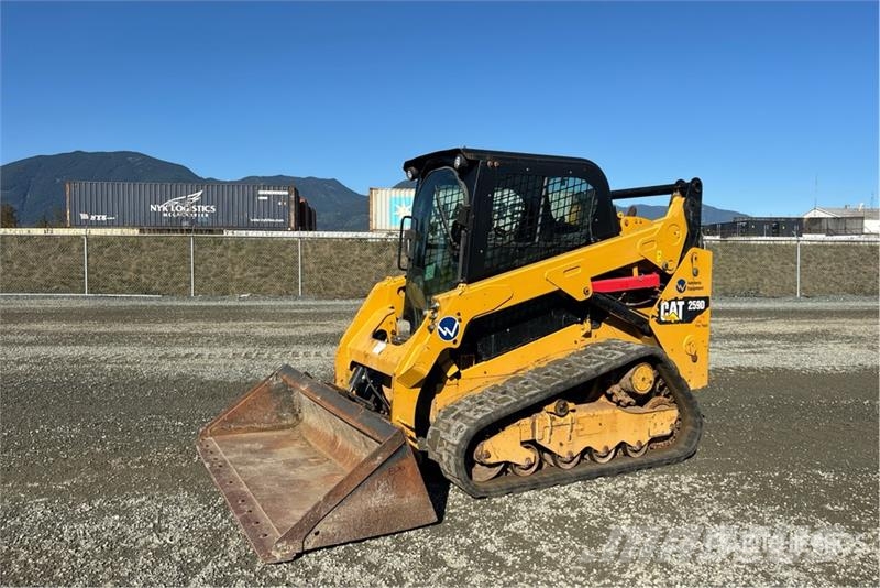 CAT 259D Two-Speed High Flow Compact Track Loader Šmykom riadené nakladače