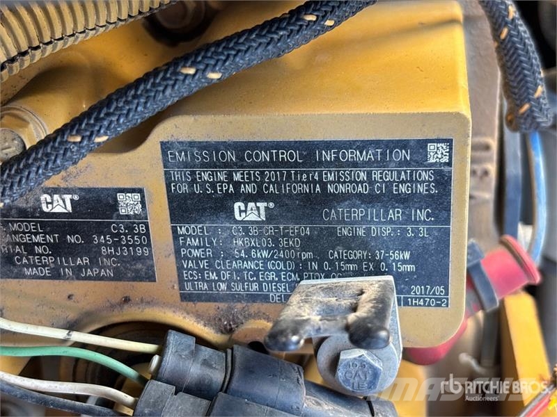 CAT 259D Two-Speed High Flow Compact Track Loader Lietoti riteņu kompaktiekrāvēji