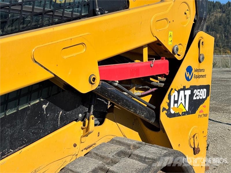 CAT 259D Two-Speed High Flow Compact Track Loader Lietoti riteņu kompaktiekrāvēji