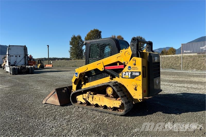 CAT 259D Two-Speed High Flow Compact Track Loader Šmykom riadené nakladače