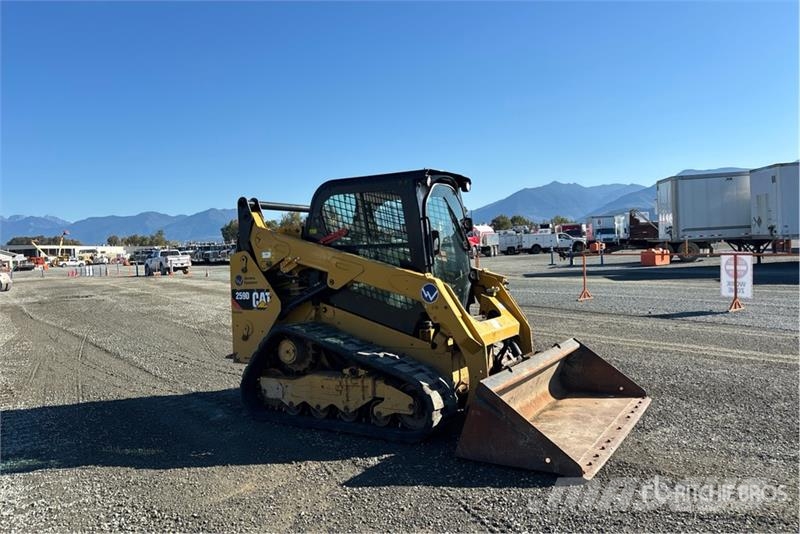 CAT 259D Two-Speed High Flow Compact Track Loader Šmykom riadené nakladače