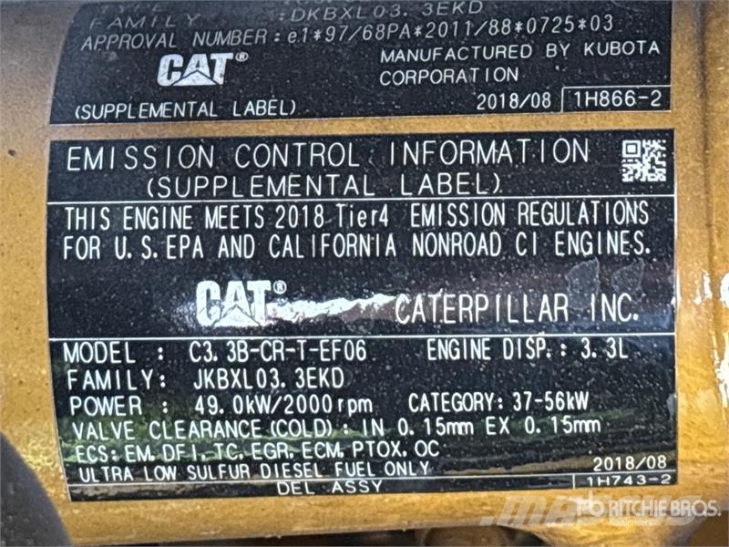 CAT 308E2 CR Bagri goseničarji