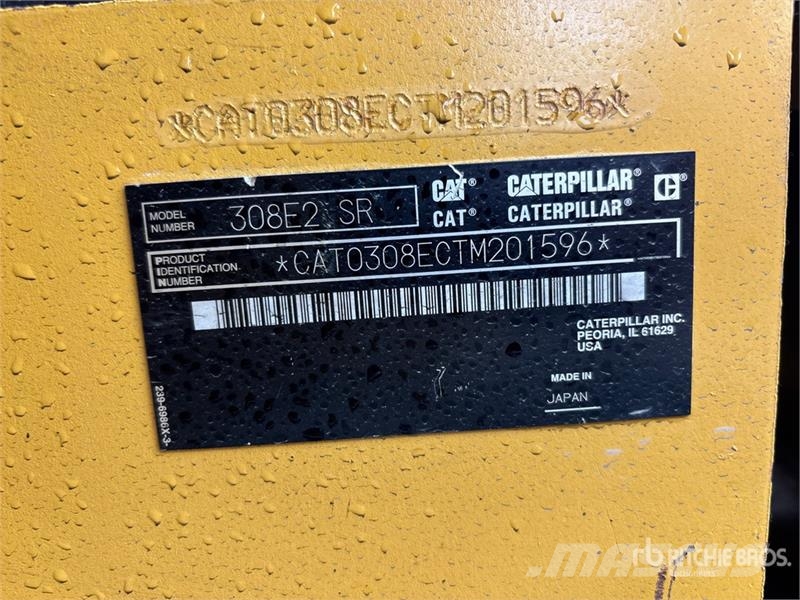 CAT 308E2 SR Tracked Excavator Bageri guseničari
