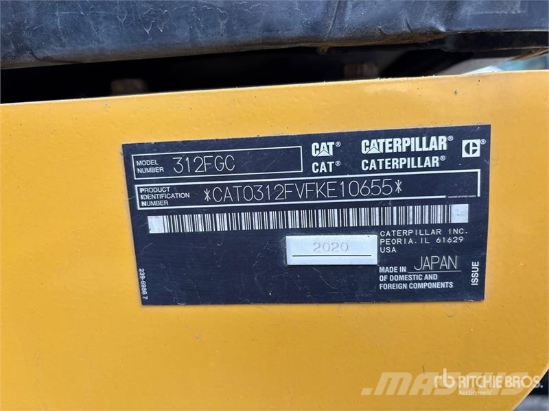 CAT 312F GC Tracked Excavator حفارات زحافة