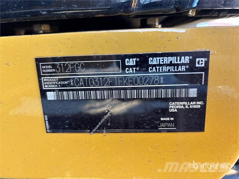 CAT 312FGC Tracked Excavator Raupenbagger