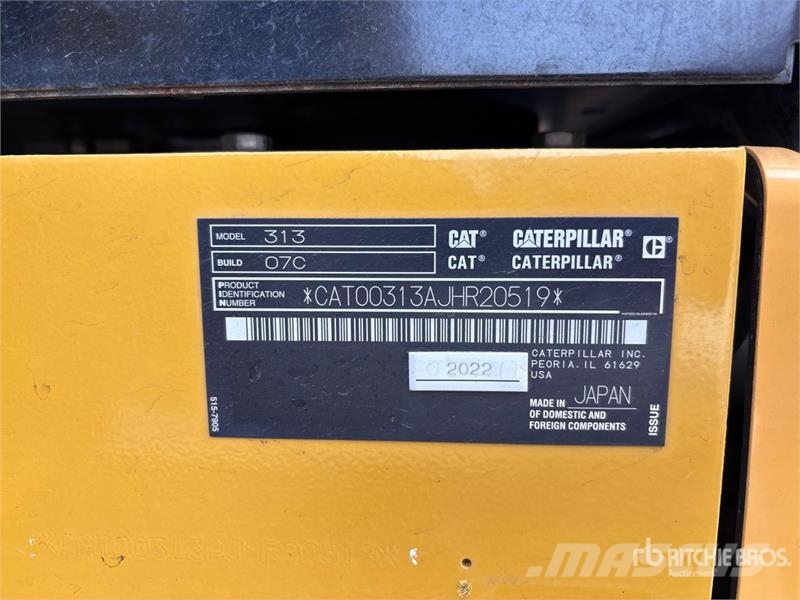 CAT 313 Tracked Excavator Crawler excavators