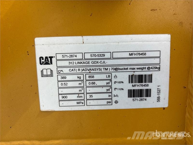 CAT 313 Tracked Excavator Crawler excavators